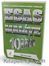 KPSS Esas Maliye 10 Çözümlü Deneme