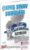 AÖF 2. Sınıf Bahar Dönemi (4. Yarıyıl) Sağlık Kurumları İşletmeciliği Çıkmış Sınav Soruları (AF-624-SK)