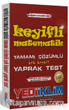 Keyifli Matematik Tamamı Çözümlü Çek Kopart Yaprak Test
