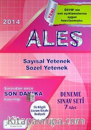 2014 ALES Sayısal Yetenek Sözel Yetenek Deneme Sınav Seti 7 Adet