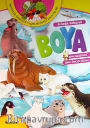 Meyveler-Sebzeler-Taşıtlar-Deniz Hayvanları Örneğe Bakarak Boya (Zeka Geliştirici-Okul Öncesi Eğitimi)