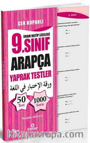 İmam Hatip Liseleri 9. Sınıf Arapça Yaprak Testler