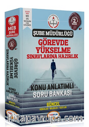 Şube Müdürlüğü Görevde Yükselme Sınavlarına Hazırlık Konu Anlatımlı Soru Bankası