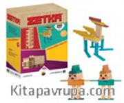 Zetka 240 Doğal+Renkli Ahşap Parça