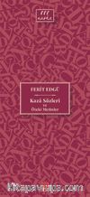 Kaza Sözleri ve Öteki Metinler