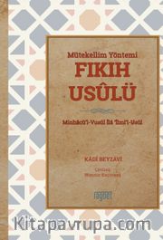 Mütekellim Yöntemi Fıkıh Usulü