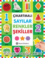 Çıkartmalı Sayılar Renkler Şekiller