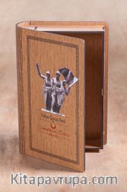 Kitap Şeklinde Mıknatıslı Ahşap Akordeon Kutu - Çanakkale Zaferi Yahya Çavuş Anıtı
