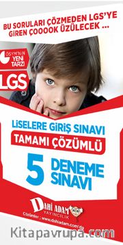 LGS Tamamı Çözümlü 5 Deneme Sınavı