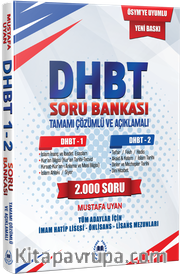 DHBT / Tamamı Çözümlü ve Açıklamalı Soru Bankası 1- 2   