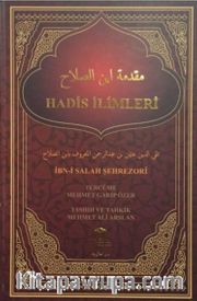Hadis İlimleri Mukaddimetü İbn Salah Tercümesi