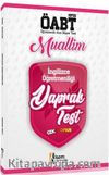 ÖABT Muallim İngilizce Öğretmenliği Yaprak Test 