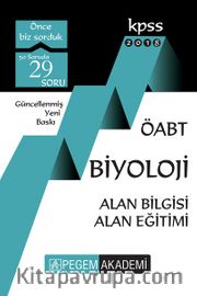 2018 KPSS ÖABT Biyoloji Konu Anlatımlı