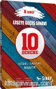 8. Sınıf LGS 10 Deneme Sözel-Sayısal Mantık