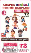 Arapça Resimli Kelime Kartları 16 En Temel Fiiler (72 Kart)