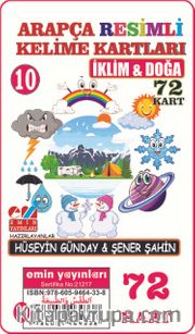 Arapça Resimli Kelime Kartları 10 / İklim - Doğa