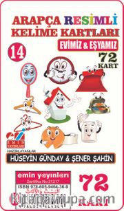 Arapça Resimli Kelime Kartları 14 / Evimiz <br /> Eşyamız