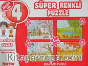 Mevsimler Süper Renkli Puzzle