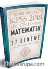 2018 KPSS Lise Önlisans Matematik Tamamı Çözümlü 27 Deneme