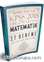 2018 KPSS Lise Önlisans Matematik Tamamı Çözümlü 27 Deneme