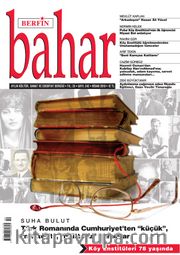 Berfin Bahar Aylık Kültür Sanat ve Edebiyat Dergisi Nisan 2018 Sayı: 242