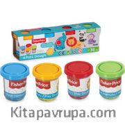 Fisher Pirice 4'lü Oyun Hamuru 224 gr (03236)