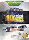 KPSS Lise-Önlisans 10 Çözümlü Deneme Sınavı Seti