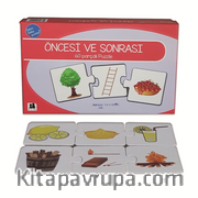 Öncesi ve Sonrası 3-5 Yaş Öğretici Puzzle