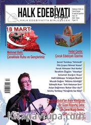 Halk Edebiyatı Dergisi Sayı:23 Mart-Nisan 2018