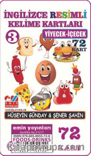 İngilizce Resimli Kelime Kartları 3 / Yiyecek-İçecek