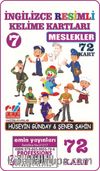 İngilizce Resimli Kelime Kartları 7 / Meslekler