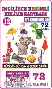 İngilizce Resimli Kelime Kartları 12 / Zıt Kavramlar