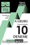 2018 KPSS A Grubu Tamamı Çözümlü 10 Deneme