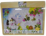 Ahşap Puzzle Tosbikli (181032)