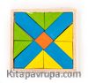 Renkli Ahşap Tangram 