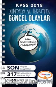 2018 KPSS Dünyada ve Türkiye'de Düncel Olaylar