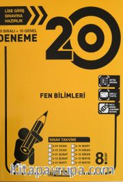 8. Sınıf Fen Bilimleri 20 Deneme 