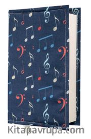 Kitap Kılıfı - Notalar (M - 31x21cm)