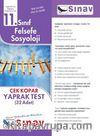 11. Sınıf Felsefe Sosyoloji Çek Kopar Yaprak Test (32 Adet)