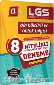 8. Sınıf Fen Liseleri ve Nitelikli Okullar Sınavı İçin Din Kültürü ve Ahlak Bilgisi 8 Genel Deneme Sınavı 