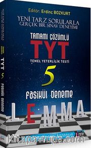 TYT Lemma Tamamı Çözümlü 5 Fasikül Deneme