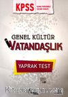 KPSS Genel Kültür Vatandaşlık Yaprak Test