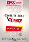 KPSS Genel Yetenek Türkçe Yaprak Test