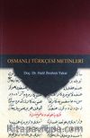 Osmanlı Türkçesi Metinleri