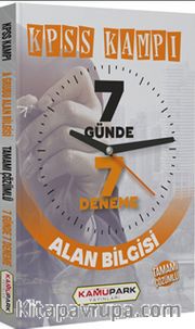 KPSS Kampı KPSS A Grubu 7 Günde 7 Deneme 