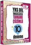 YKS Dil İngilizce Tamamı Çözümlü 10 Deneme