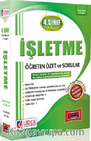 AÖF 4. Sınıf Güz Dönemi 7. Yarıyıl İşletme Öğreten Özet ve Sorular (Kod:AF-147-ISL)