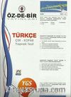 YGS-LYS Türkçe Çek-Kopar Yaprak Test