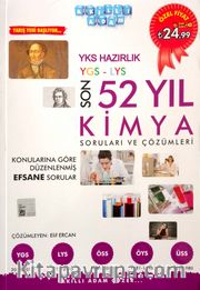 YKS Hazırlık YGS-LYS Son 52 Yıl Kimya Soruları ve Çözümleri 