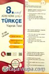 8. Sınıf Adım Adım Işıklı Türkçe Yaprak Test 